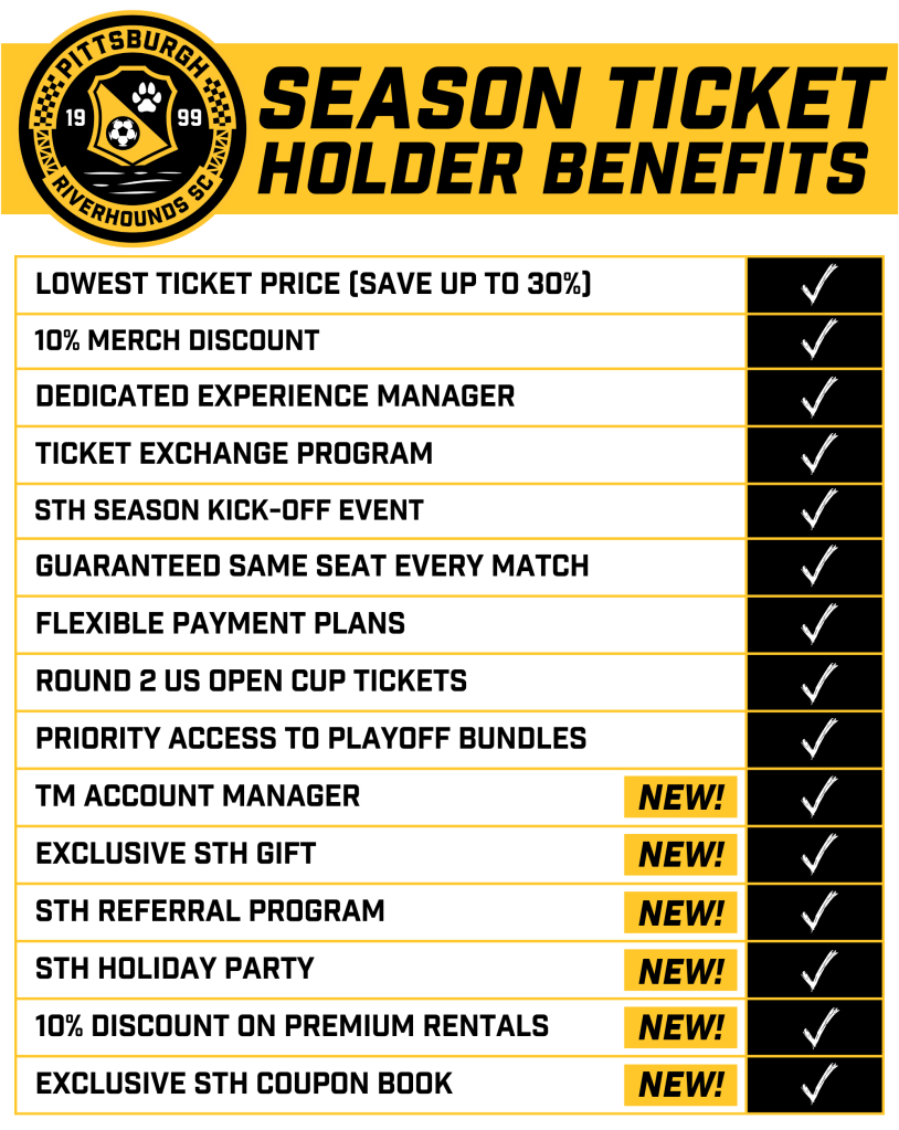 Single Game Tickets - Pittsburgh Riverhounds SC