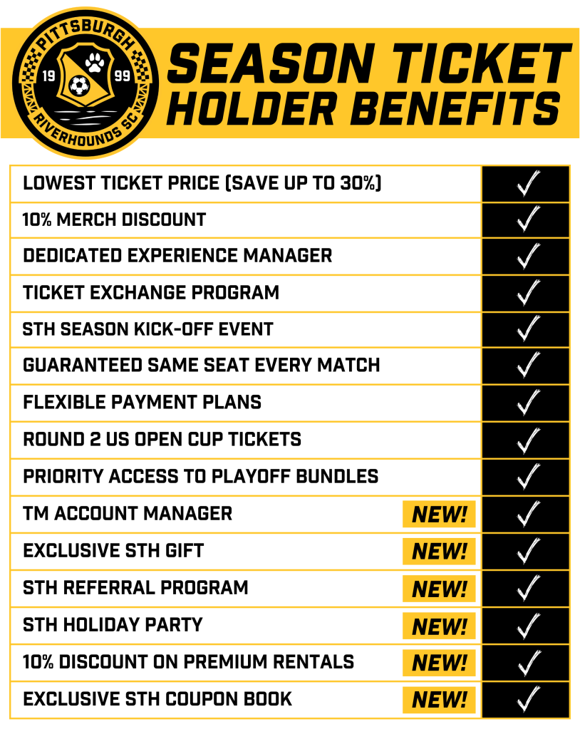 Season Tickets - Pittsburgh Riverhounds SC