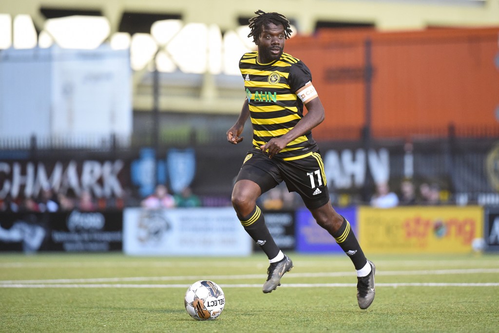 Kenardo Forbes was named to the USL Championship Team of the Week after his goal in the Riverhounds' 2-0 win over Rio Grande Valley FC on Saturday, April 15 at Highmark Stadium.