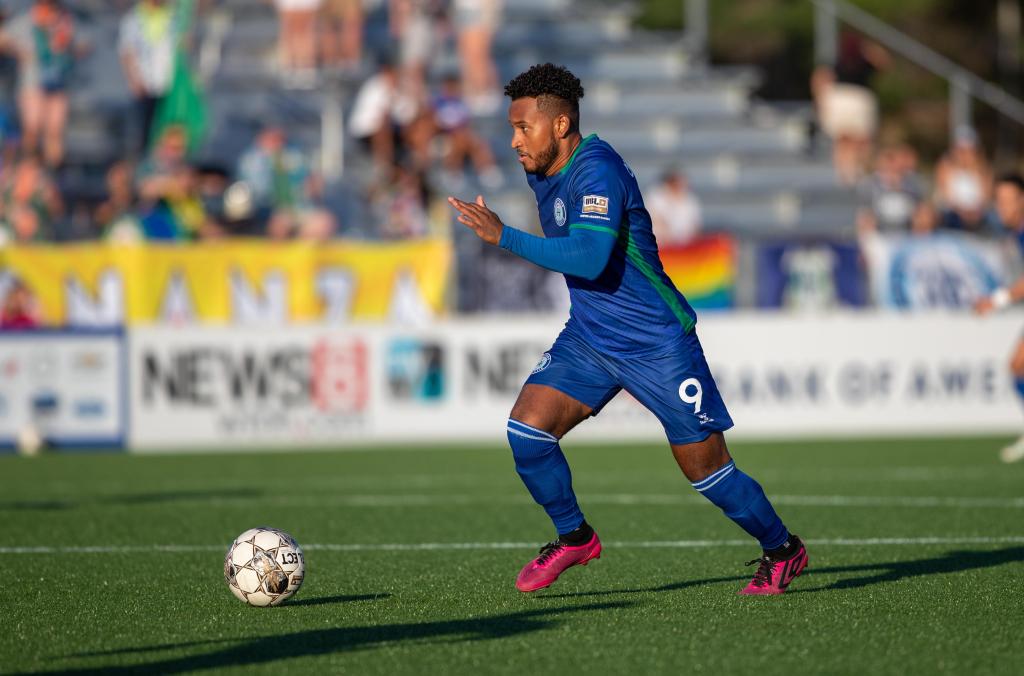 Juan Carlos Obregón Jr. in 2022 with Hartford Athletic