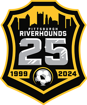 Pittsburgh Riverhounds SC 25th Anniversary Logo