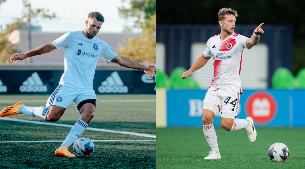 New Riverhounds signings Sean Suber and Pierre Cayet