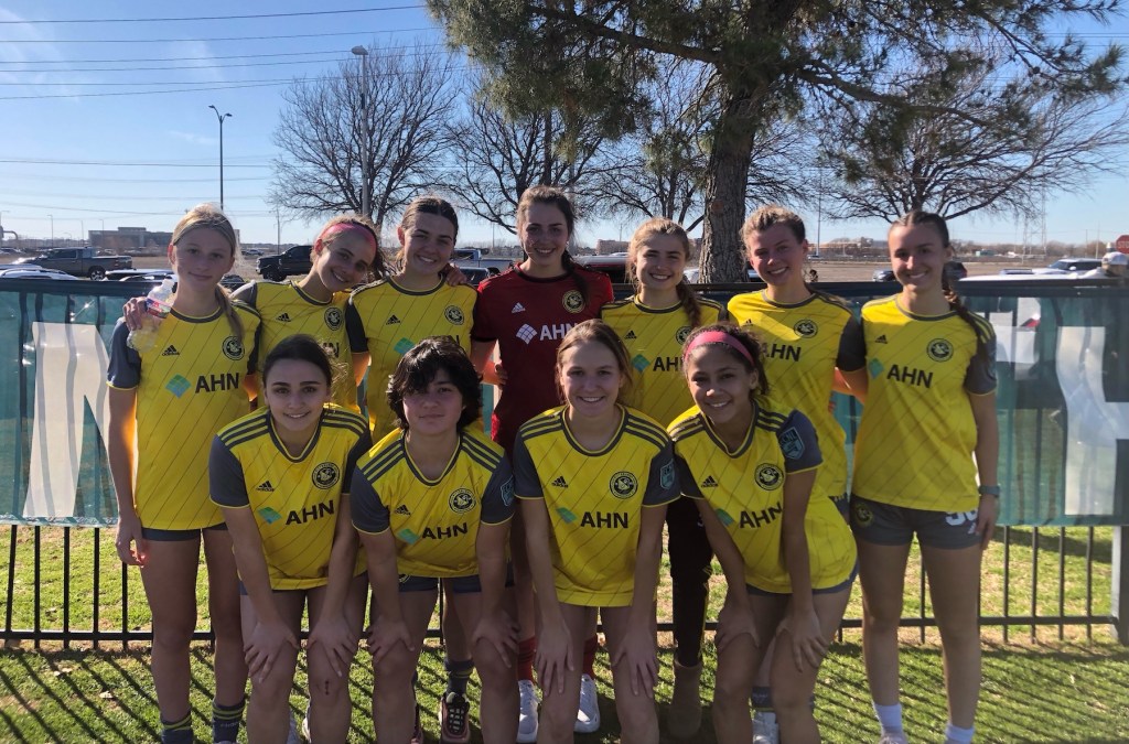 The Riverhounds Development Academy's 2005/06 ECNL Girls team at the ECNL Dallas Showcase