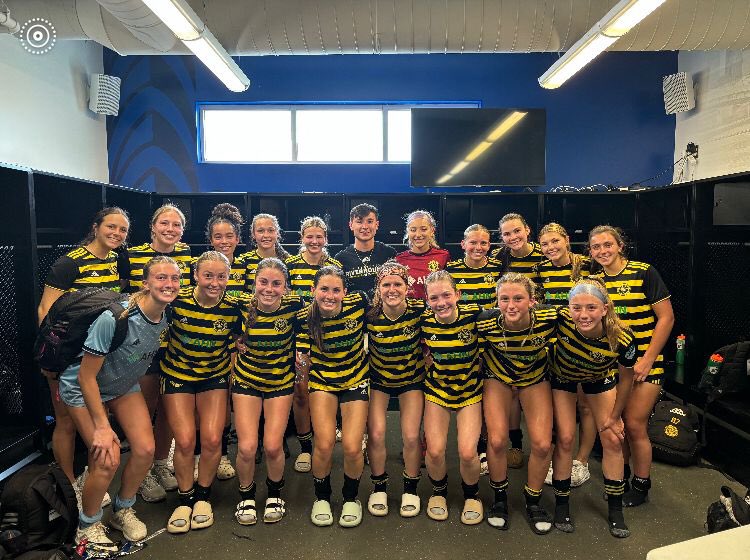 Riverhounds captain Danny Griffin was out to support the Hounds' 2007 ECNL Girls team in their match at Highmark Stadium on Sunday, April 28.