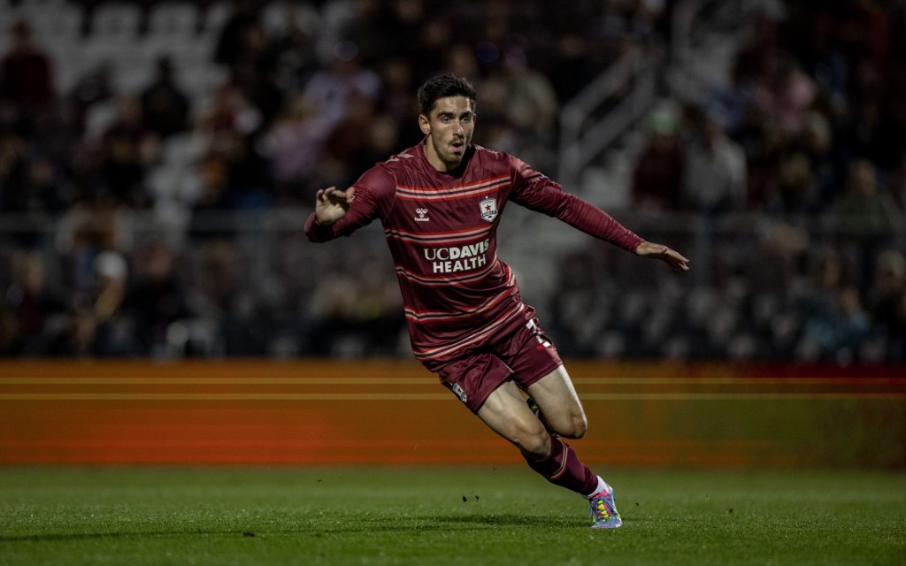 Former Sacramento Republic and FC Tulsa forward Trevor Amann has signed with the Pittsburgh Riverhounds for the 2026 season. (Photo: Sacramento Republic FC)
