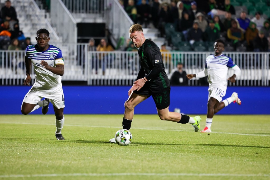 The Pittsburgh Riverhounds have signed midfielder Eliot Goldthorp, who spent last season under contract with Lexington SC. (Photo: Tommy Quarles/Lexington SC)