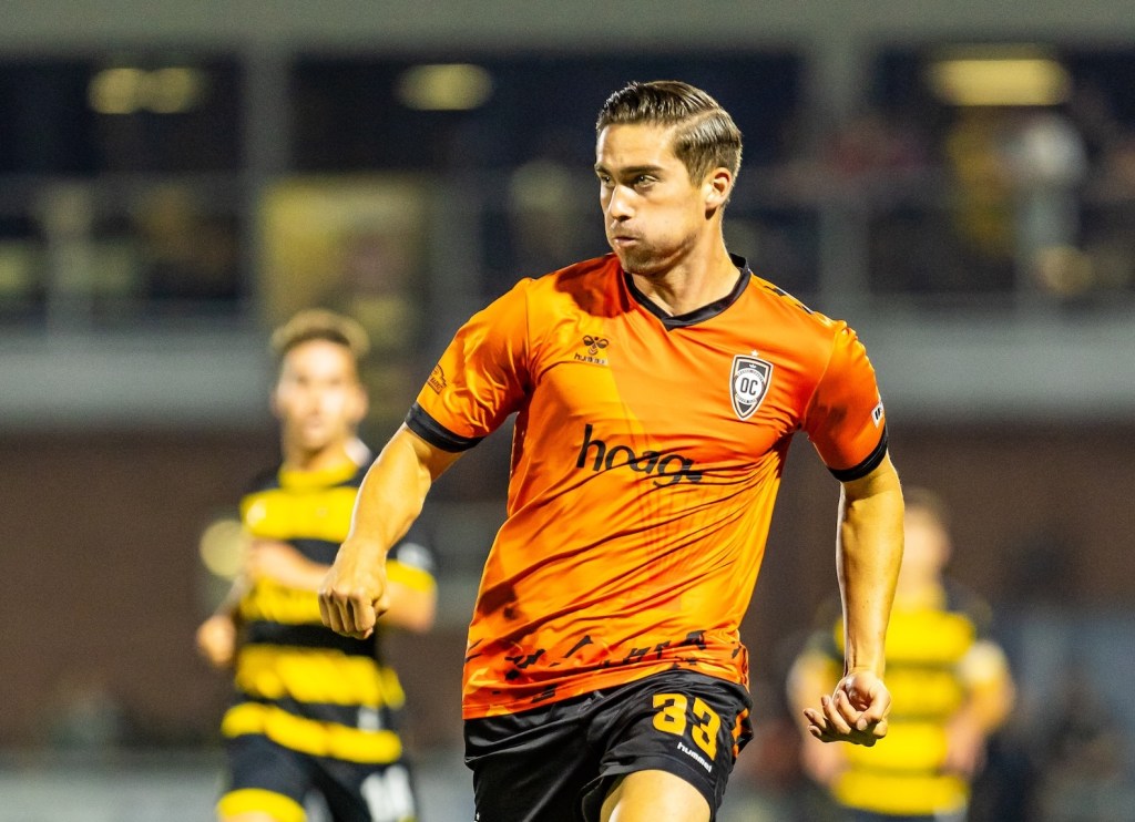 Former Orange County SC defender Ashton Miles will join Riverhounds 2 for its first season in USL League Two. (Photo: Mallory Neil/Riverhounds SC)