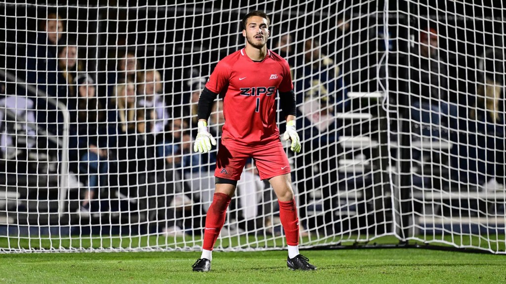 Mitch Budler, a Third Team All-American at Akron, has signed with the Pittsburgh Riverhounds for the 2026 season. (Photo: University of Akron Athletics)