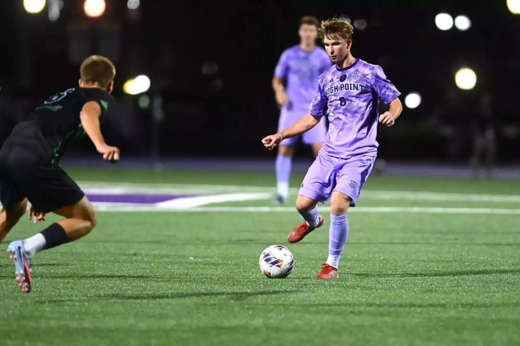 High Point University midfielder and 2026 MLS Draft pick Koven Johnson is the first player confirmed for Riverhounds 2 and the team's debut USL League Two season. (Photo: High Point Athletics)