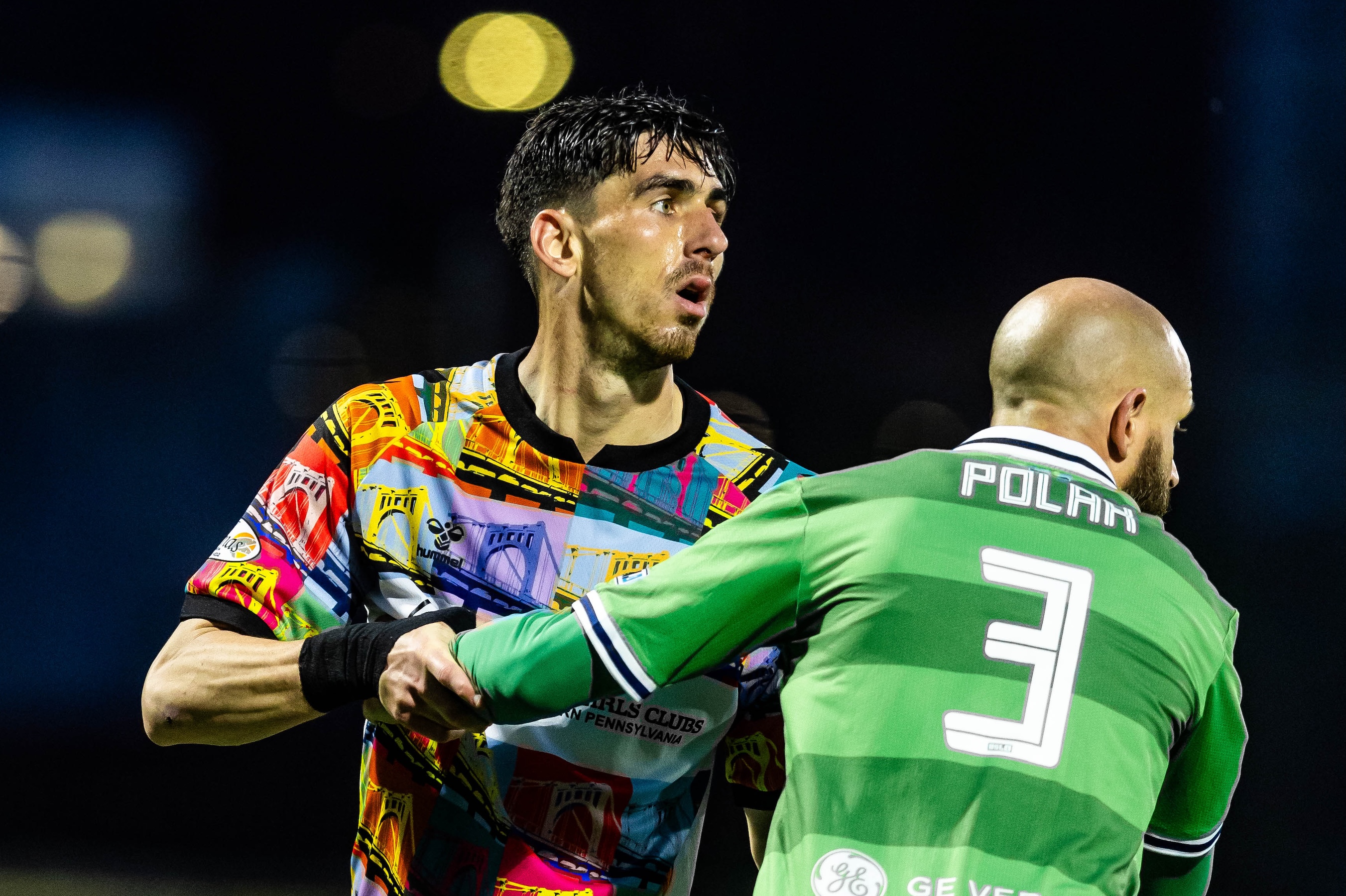 Pittsburgh Riverhounds forward Trevor Amann was named to the Team of the Round for Round 1 of group stage play in the Prinx Tires USL Cup. (Photo: Mallory Neil/Riverhounds SC)