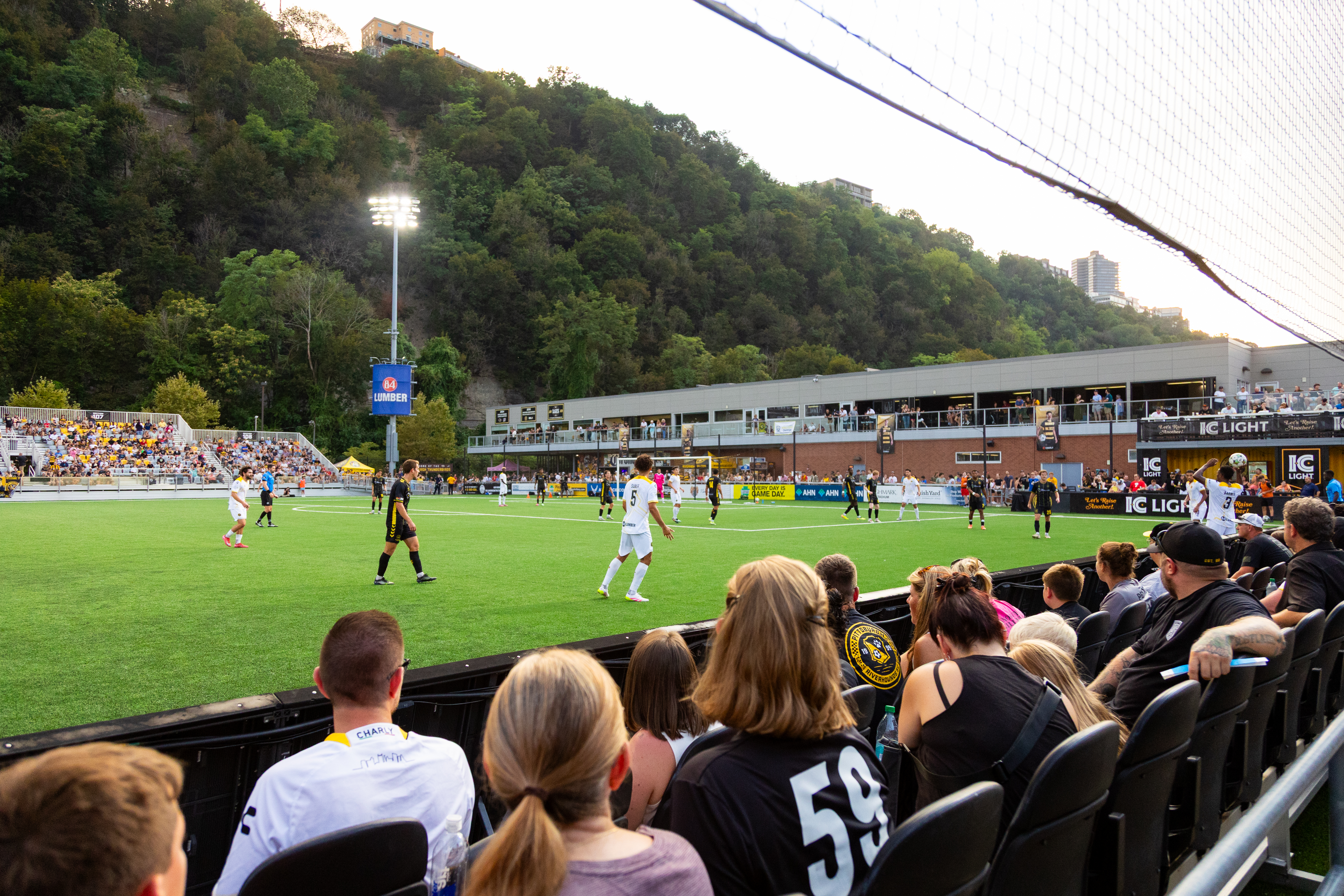 Riverside seating view